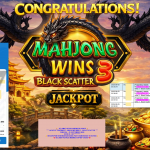 VIP4DP JACKPOT PRAGMATIC ” MAHJONG WINS 3 – BLACK SCATTER ” Rp16.000.000,- LUNAS