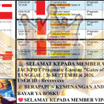 VIRAL4DP JACKPOT PRAGMATIC ”Gates of Olympus 1000” Rp 29,950,000,- LUNAS