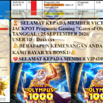 VICTORY4DP JACKPOT PRAGMATIC ”Gates of Olympus 1000” Rp 25,000,000,- LUNAS