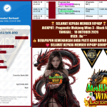 VIP4DP JACKPOT Pragmatic Mahjong Wins 3 – Black Scatter Rp.13.500.000,-LUNAS