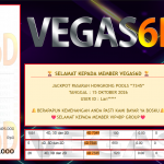 VEGAS6D JACKPOT PASARAN HONGKONG POOLS ”7345” Rp 12.495.000,- LUNAS