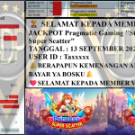 VIP4DP JACKPOT PRAGMATIC ”Starlight Princess Super Scatter” Rp 50,000,000,- LUNAS