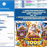 VEGAS6D JACKPOT Pragmatic ” Gates of Olympus 1000 ” Rp.26.000.000,-LUNAS